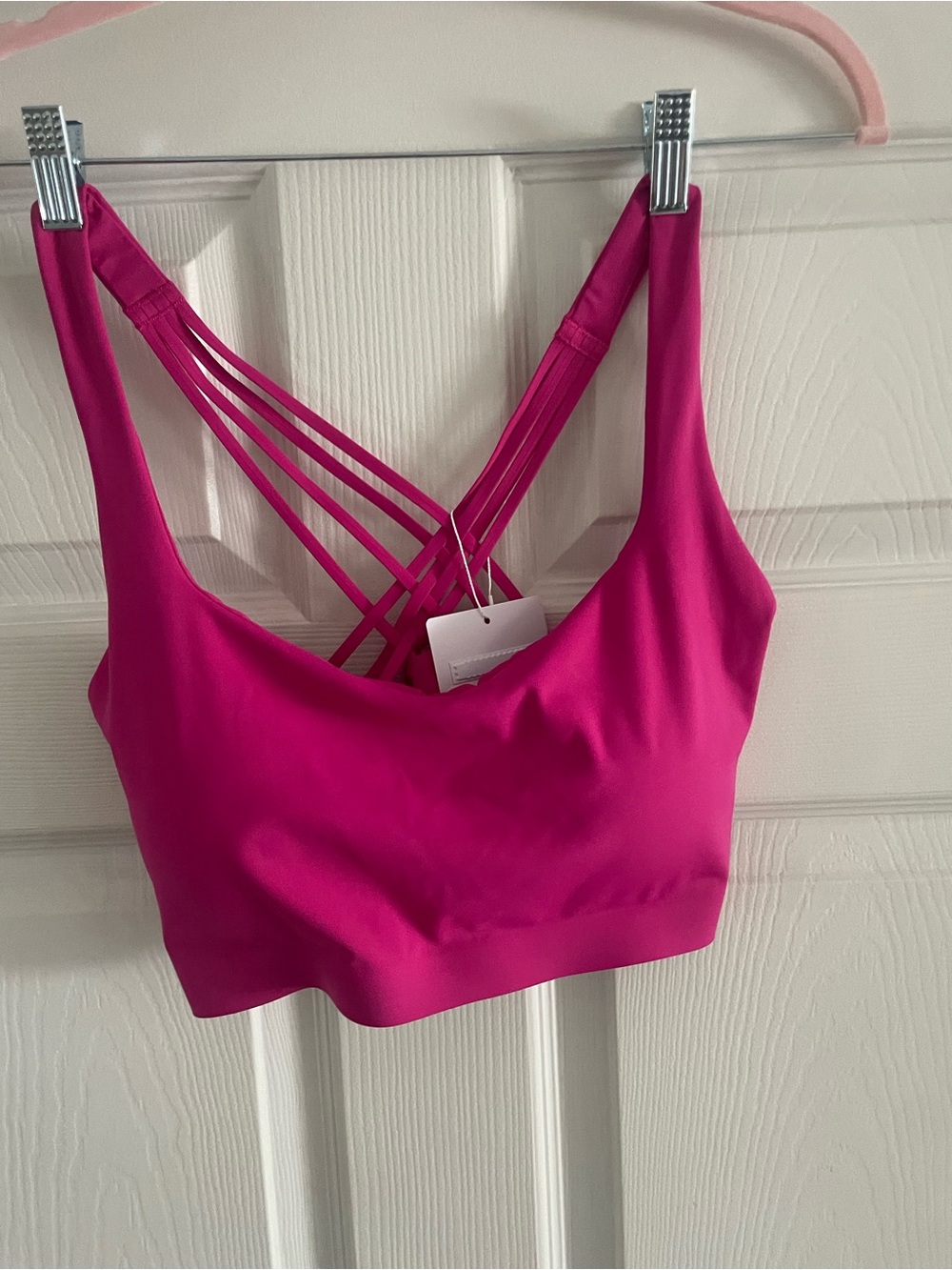 lululemon athletica Strappy Sports Bra - Hot Pink - Picture 3 of 6
